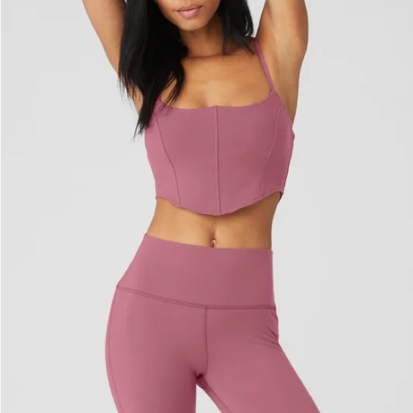 ALO Yoga Tops - NWT ALO yoga soft sculpt bra tank Mauve